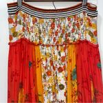 Free People Orange and Blue Maxi Dress Photo 11