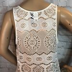 Ralph Lauren Sheer White Lace Swimsuit Coverup M 1990s Y2K Photo 6