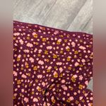 Free People  Floral A-Line Skirt - Burgundy and Yellow Photo 7