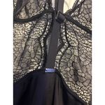 Calvin Klein Black Lace Mesh Strappy Teddy Bodysuit L XL Photo 4