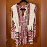 Free People  Urban Outfitters Boho Teagan Border Print dress size 12 Photo 10