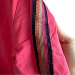 Trina Turk Isla 2 Boxy Cropped Embroidered Top Watermelon Large Pink Shirt Photo 4