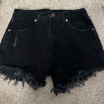 Wrangler  Jean Shorts Black Denim Photo 0