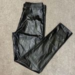 New Mix  Black Faux Leather Leggings Photo 0