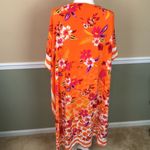 Steve Madden Women’s Beach Resortwear Floral Print Stripes Kimono Wrap Cover-Up Photo 4