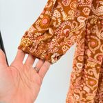 Mata Traders Orange Floral Dress Photo 4