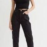 H&M Black Mom Jeans Photo 0