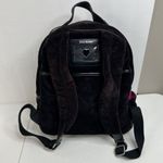 Juicy Couture Y2K Vintage Black Velour Backpack Bookbag Weekend Bag Travel Photo 3