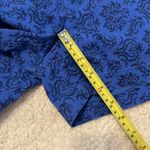 Cynthia Rowley  Blue Damask Print Women's Shorts sz 6 Boho Printed Photo 2