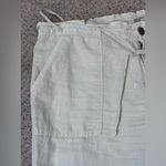 American Eagle  Linen Wide Leg Pants Ivory Women’s 12 Coastal Granddaughter Boho Photo 2