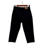 Ralph Lauren LRL Black Mid Calf Crop High Rise Capsule Basic Denim Jeans Size 6 Photo 3