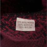 Mohair Wool Blend Oversized Coat Cardigan Long Cape Duster Pattern Sweater Small Photo 7