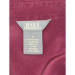 G H Bass Co Women's Button Down Shirt Burgundy Silk Long Sleeve Classic Size 6 Purple Photo 4