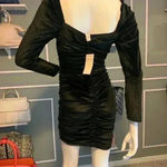 Bebop  Ruched Velvet Sweetheart Mini Dress Cocktail Holiday Size Medium.  #307 Photo 9
