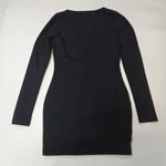 superdown  Maris Deep V Mini Dress in Black Small Photo 11