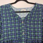 Harper Heritage  Francesca’s Green and Blue Plaid Dress Photo 2