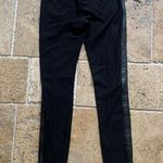 Siwy Faux Vegan Leather Contrast Detail Jean Legging Jegging 26 Black Castle Photo 4