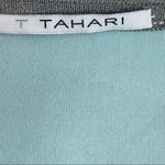 T Tahari Tahari • Grey White Crop Larissa Neoprene Blazer Photo 2