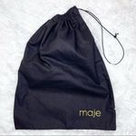 Maje  Black Drawstring Designer Dust Bag Luxury Small Medium 11” x 14” Photo 3