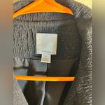 Halogen  black jacket, moto style, beautiful upscale design, size M, rayon/poly Photo 1