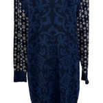 Gypsy 05  Global Village Crew Neck Sweater Dress Geometric Designer Womens‎ small Photo 0