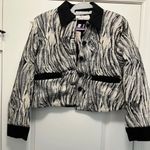 Talk of the Walk Atlantic City Vintage Beaded Zebra Jacket Size Small Photo 12