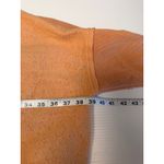 Free People  Huntington Oversized Cowl Neck Pullover Sweatshirt Orange Peach Sz S Photo 6