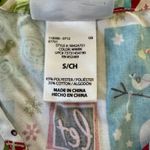 Sb Scrubs SB Scrub Top Winter Snowman Snow Small S  Photo 2
