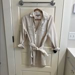 Hudson Jeans Oversized Shirt Dress in Great Egret Photo 4