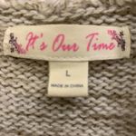 “It’s One Time” Sweater Vest 1224 Tan Size L Photo 4