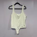 White Arula square neck‎ bodysuit Size 1X Photo 3