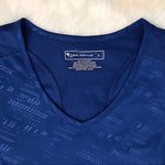 Tek Gear v-neck athletic shirt blue size large Photo 2
