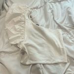 ZARA white  one shoulder top Photo 0