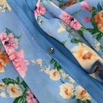 Flying Tomato  blue floral romper size large ruffle detail Photo 4