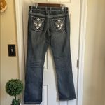 Amethyst Jeans  Women's Dark Denim Western, Boho Boot Cut Jeans Photo 2