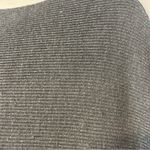 Ella Moss charcoal gray v-neck ribbed pullover sweater size large Photo 6