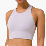 Lululemon Women’s Size 8 Ebb to Train Sport Bra Stargaze Dusty Purple High Neck Photo 0