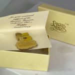 Vintage Precious Moments collectors club thank you 5 year anniversary pin origin Yellow Photo 0
