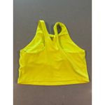 Athleta  Yellow Crop Top‎ Racerback Tank Top women's medium Sleeveless Activewear Photo 1