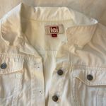Jean Jacket Lei White Size L Photo 1