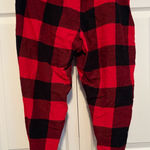 Old Navy Red and Black Plaid Pajama Pants Photo 0