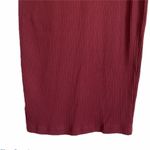 Old Navy Burgundy Ribbed Pencil Skirt XS Photo 2