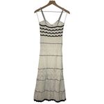 Olive & Oak Boho Cream and‎ Black Crochet Maxi Dress Photo 2