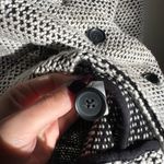 Marine layer  Birdseye Blazer Sz XL Cardigan Jacket Black & White Textured Knit Photo 6
