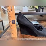 Kate Spade Kate‎ Spade Black Suede Wedges size 9.5b Photo 8