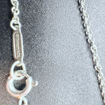 Tiffany & Co. Square Cushion Triple Drop Pendant Necklace Sterling Silver Rare Photo 5