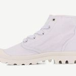 Palladium PAMPA HI high top lace up boots/sneakers , size 8.5 white on white Photo 1