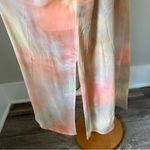 Vintage 1990s tie dye silk dress with braided belt Photo 8
