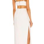 Bardot New! Cutout Slit White Sexy Midi Dress Photo 4