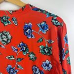 Derek Lam  10 Crosby Floral 100% Silk Blouse Size 6 Long‎ Sleeve Lightweight Chic Photo 3